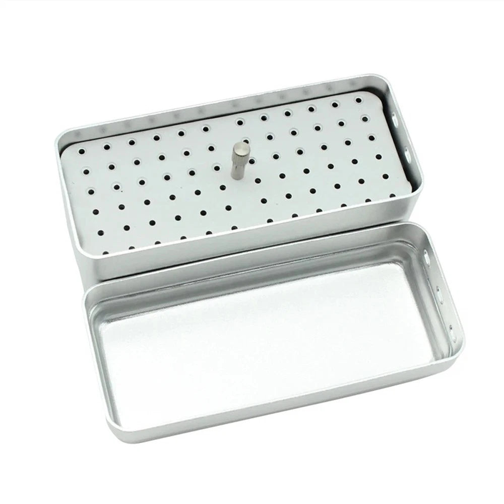 4x Dental FG Bur Endo File Holder Stand Autoclave Disinfection Case Box