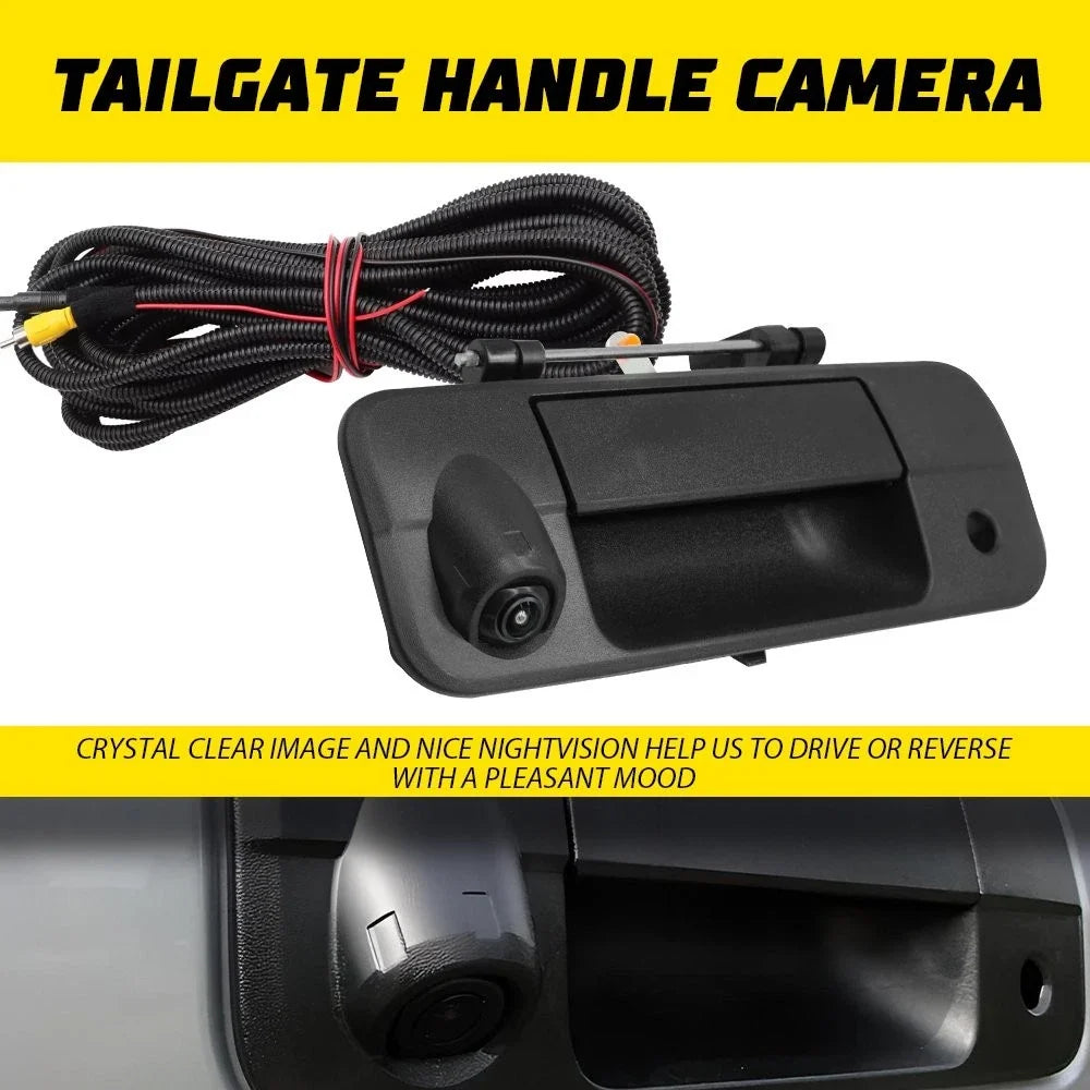 Tailgate Handle Mount Backup Rear View Camera for Toyota Tundra (2007–2014) EPY