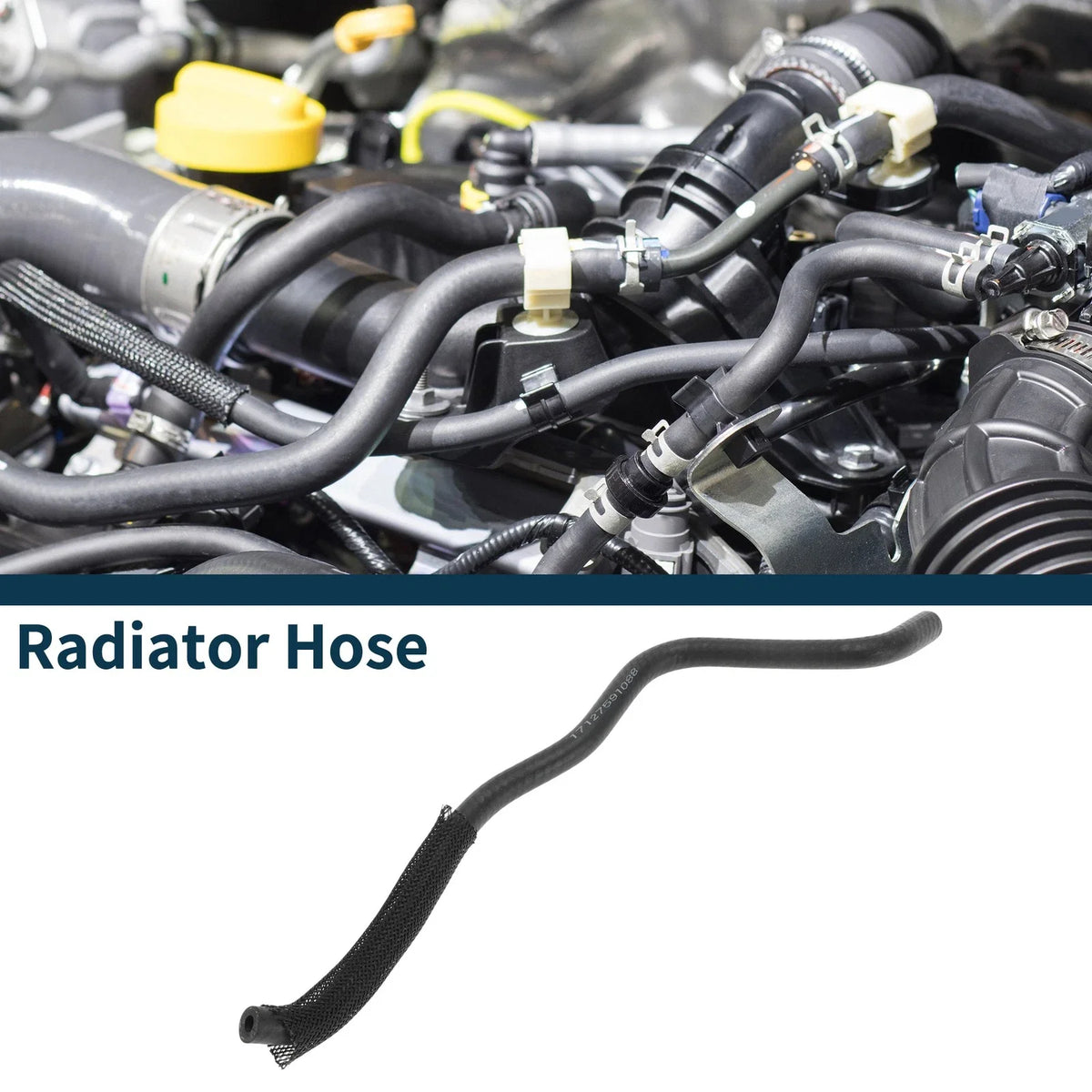 Radiator Hose No. 17127591088 for BMW 760Li (2010–2015)
