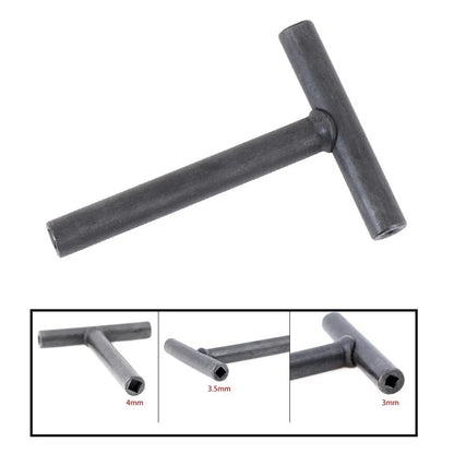 T Spanner Socket Wrench Set of 5 for Motorcycle Engine (3/3.5/4/9/10mm)