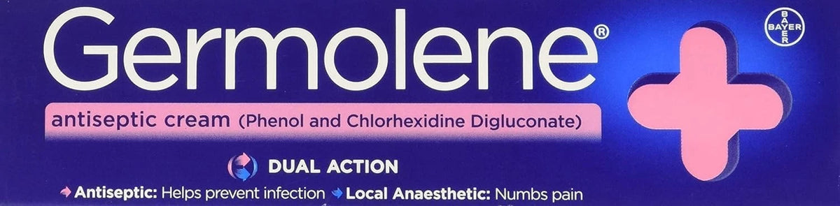 2X Germolene Antiseptic Cream with Local Anaesthetic 30g