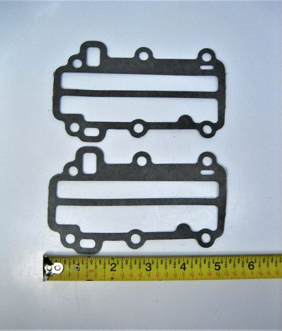 Set of 2 Crankcase Cover Gaskets for Evinrude Johnson Outboard (OEM 325271)