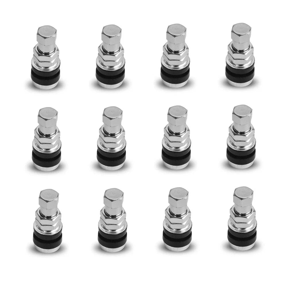 12x TR161 Short Tire Valve Stems for ATV Motorcycles