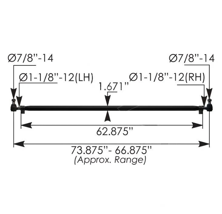Cross Tube Assembly for Freightliner (463.DS4620)