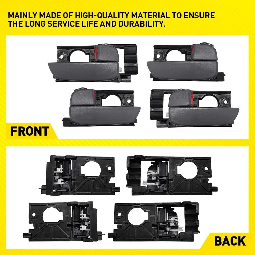 Set of 4 Interior Door Handles for Hyundai Accent (2006–2011)