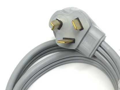 3 Prong Power Cord for Clothes Dryer (30 Amp, 10' Foot, 10/3 Gauge)