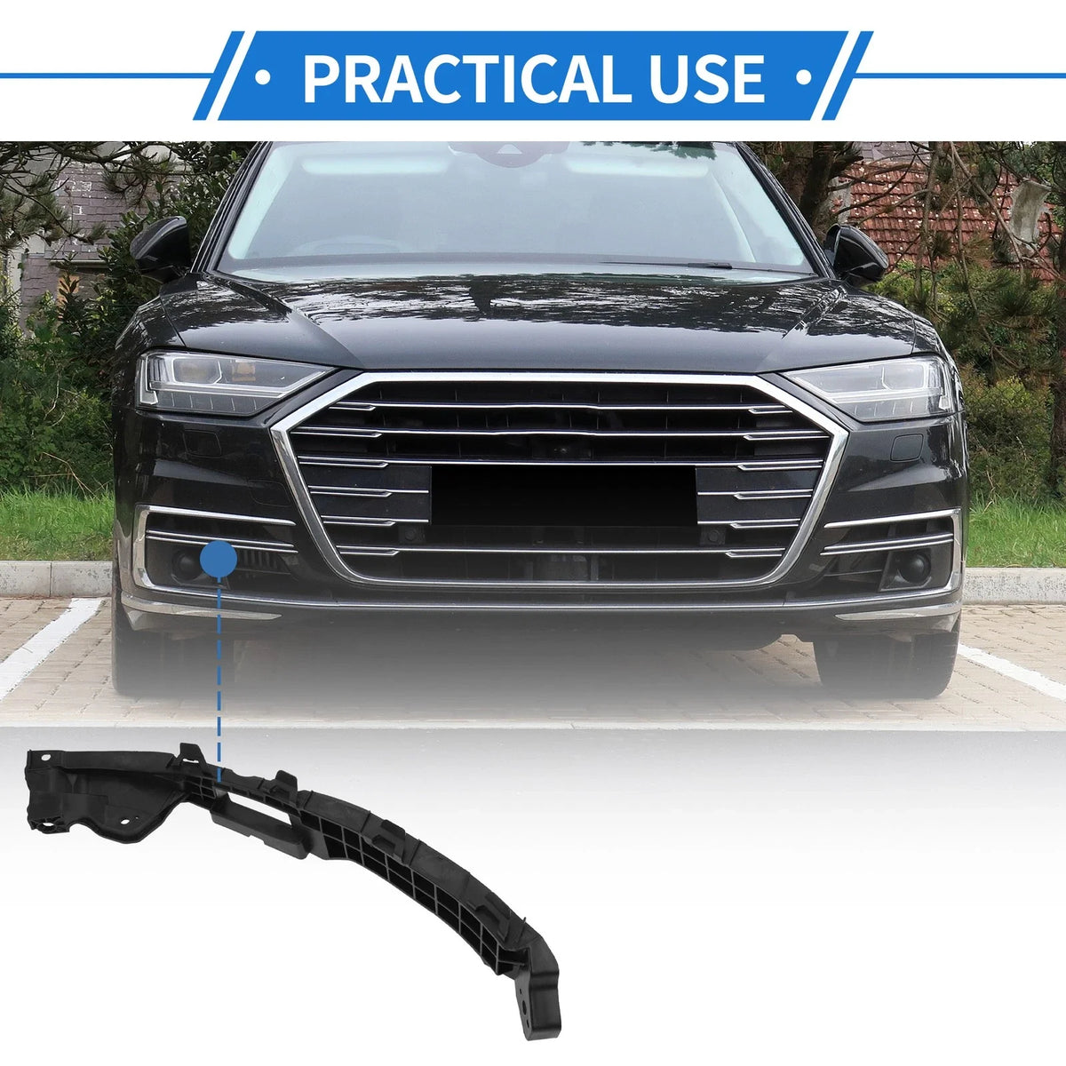 1 Pcs Front Right Bumper Retainer Bracket No. 71140TVAA00 for Honda Accord (2018–2019)