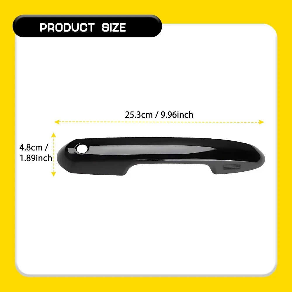 Set of 4 Upgraded Door Handle Covers for Toyota RAV4 Highlander (2019–2025)