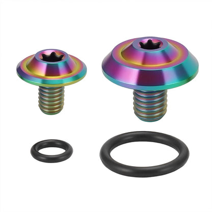 2X Titanium Coolant Bleeder Screws for Alfa Romeo Giulia/Stelvio