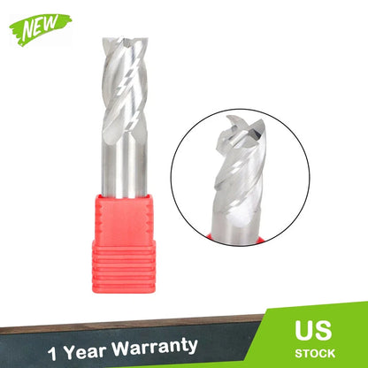 Carbide End Mill 3/4" 4 Flute 1-1/2" Cut Length 4" Overall Length