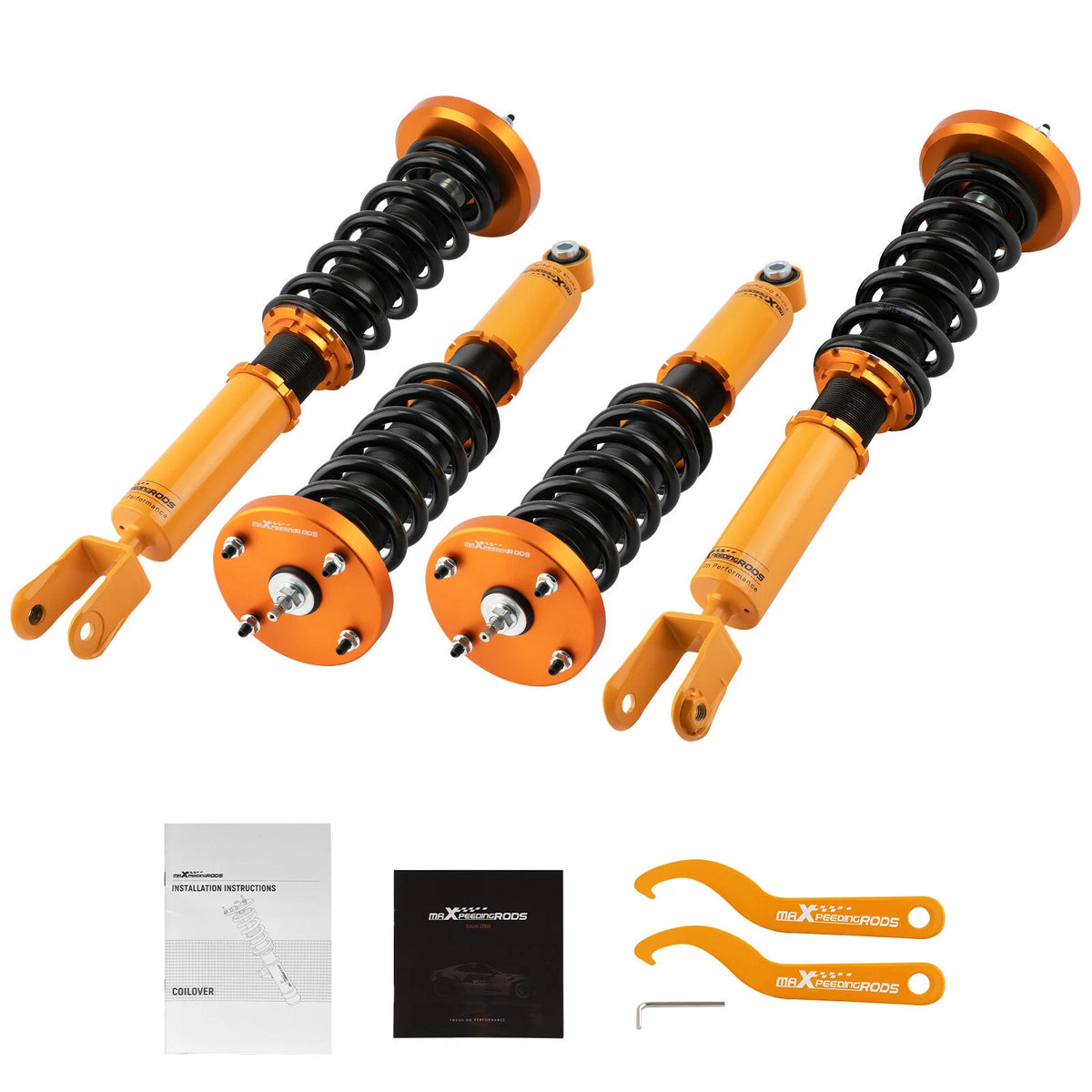 Air Spring to Coil Spring Shock Conversion Kit for Jaguar Vanden Plas (2004–2009) MYI4T9, XJ, XJ8, XJR (2003–2009)