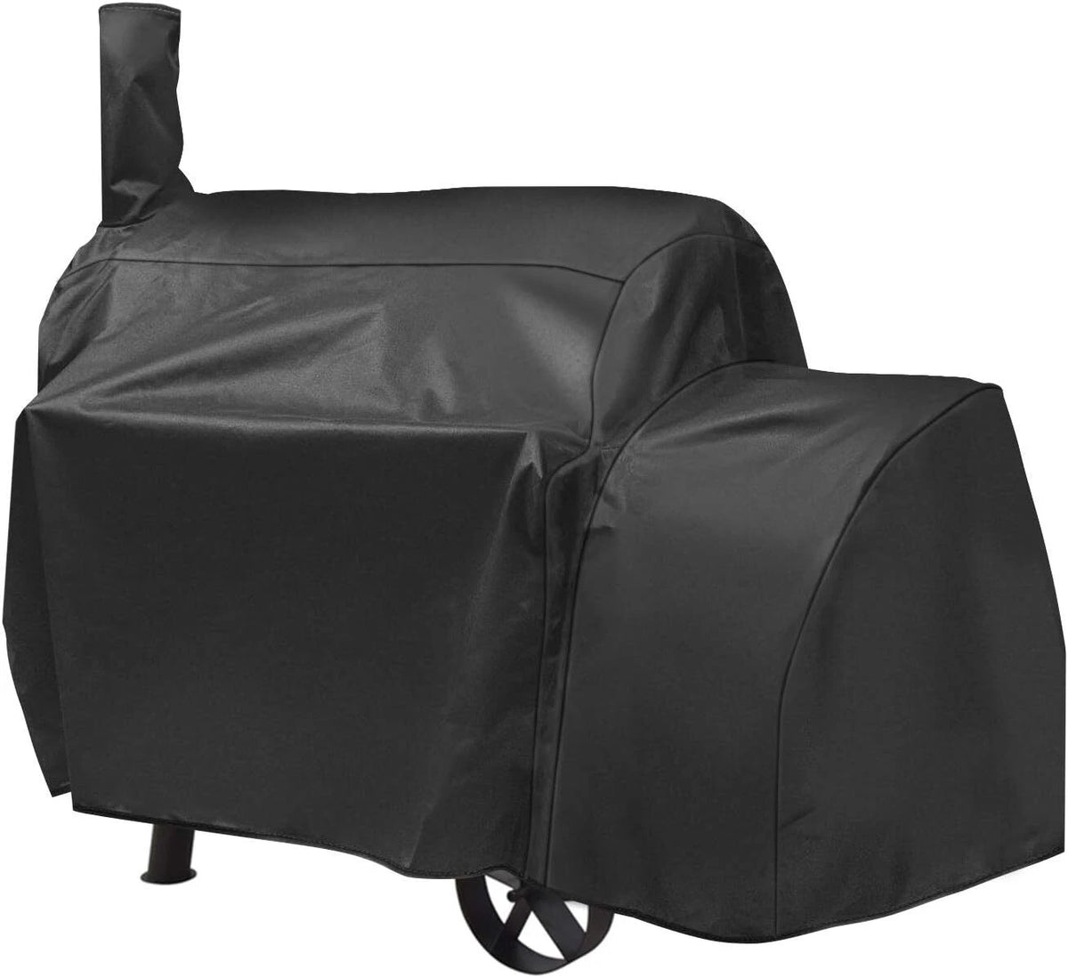 Heavy Duty Waterproof Offset Smoker Cover for Outdoor Grills