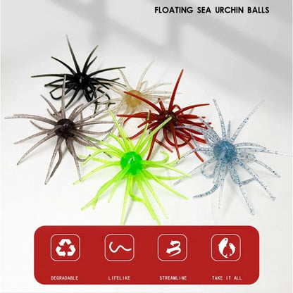Sea Urchin Lure for Bass Fishing