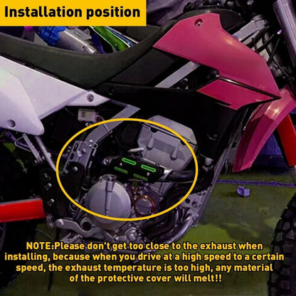 Pipe Heat Shield Protector Guard Cover for Yamaha Honda KTM Kawasaki