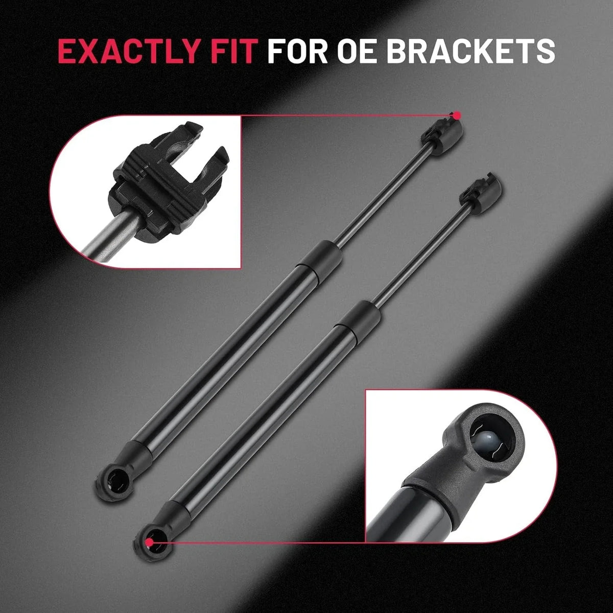 2PC Front Hood Lift Supports for Chrysler 300 (2005–2010) & Dodge Magnum (2005–2008)