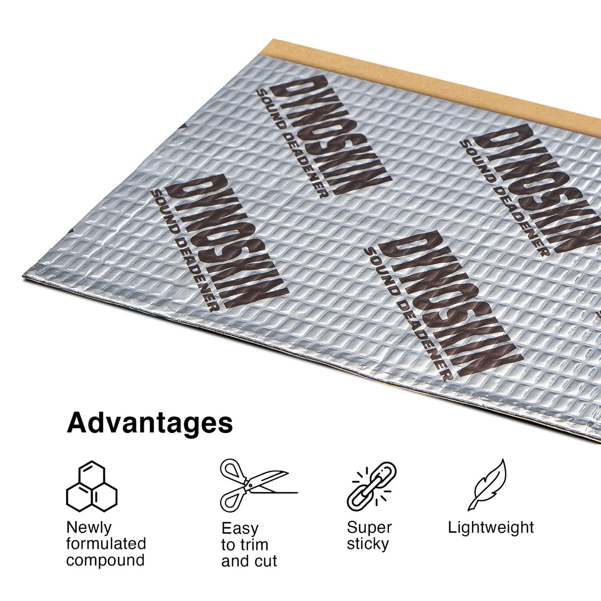 2X Car Sound Deadening Mat for Automotive (36 sqft, 80 mil, Butyl)