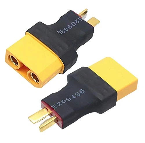 2X Deans T Plug Male Female Connector to XT90 for Automotive Applications