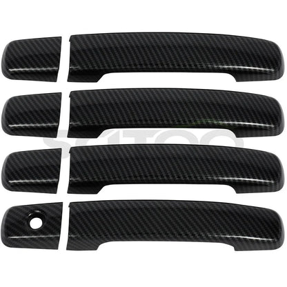 Set of 4 Door Handle Covers for Nissan Altima (2007–2013) Carbon Fiber
