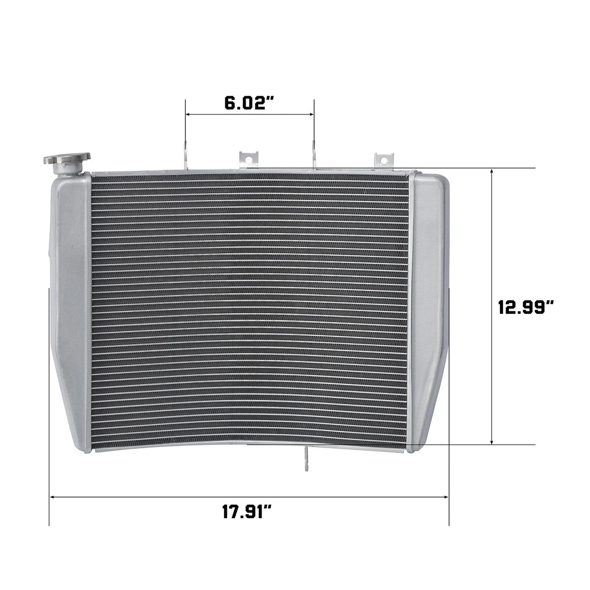 Radiator for Kawasaki Ninja ZX-14 ZX14R ZZR1400 (2006–2011) Black