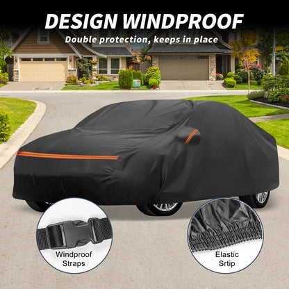Waterproof PEVA Car Cover for Mercedes-Benz E-Klasse 2016-2023 with Zipper