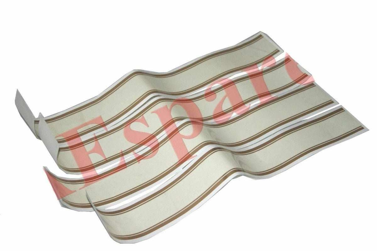 Set of 4 Fuel Tank & Mudguard Decorative Center Lining Strips Universal Fit