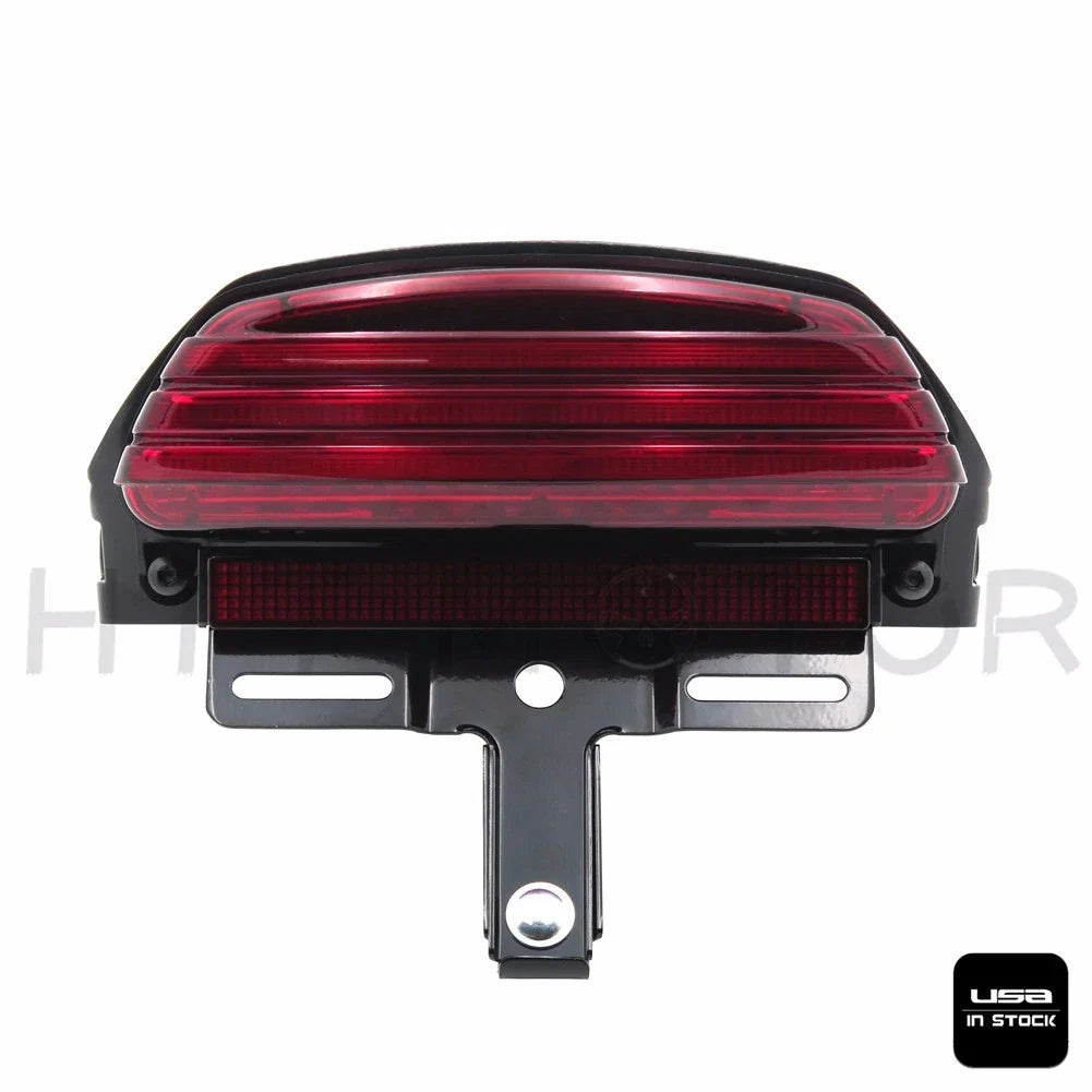Tri-Bar LED Fender Turn Signal Tail Light Bracket for Harley Softail FXST (2006)