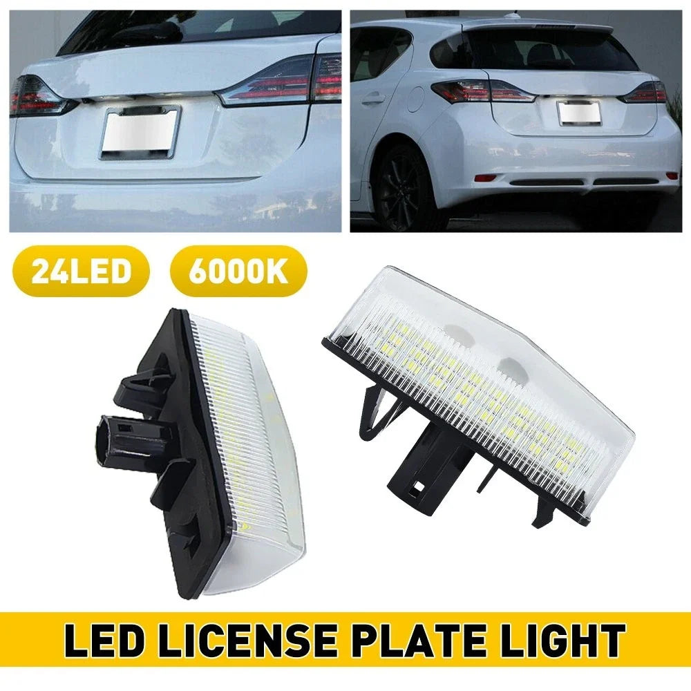 LED License Plate Light for Toyota Matrix Prius RAV4 Venza Lexus (2003–2023)