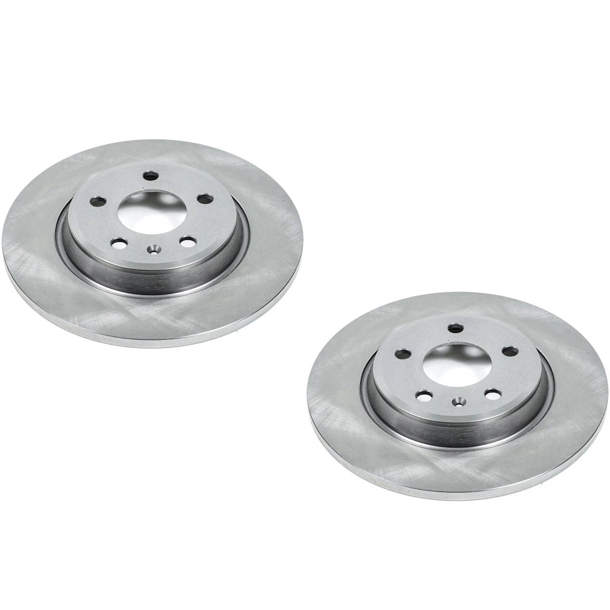 Set of 2 Powerstop Brake Discs Rear for Audi A4 Quattro A5 (2013–2025)