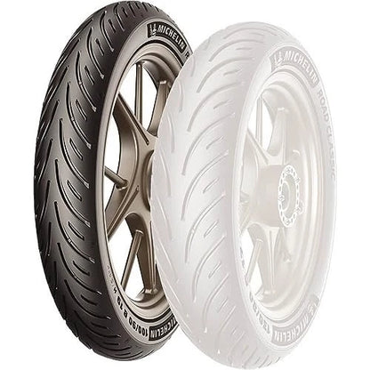 Michelin 110/80B-18 Road Classic Front Motorcycle Tire V-Rated (65001)