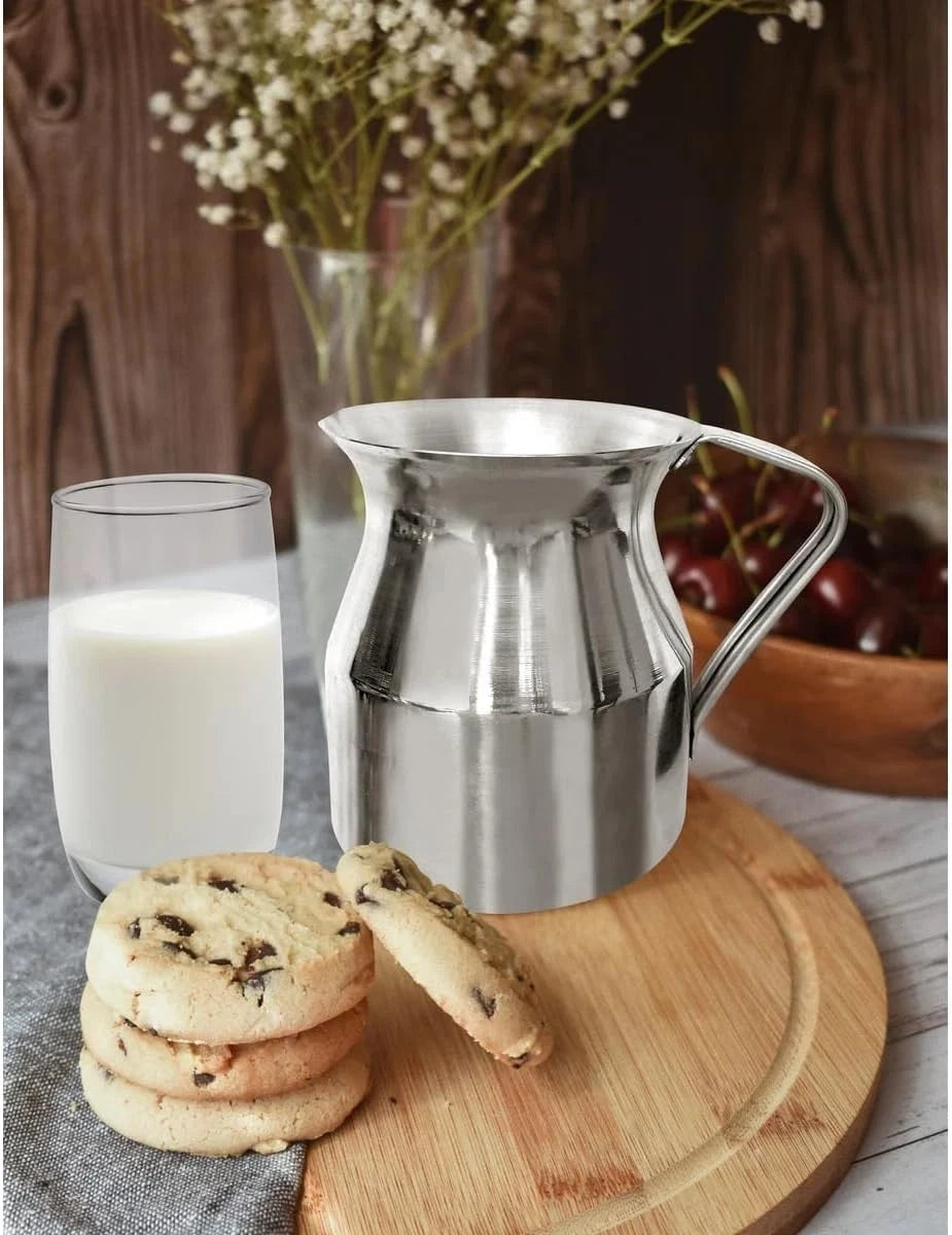 2X Aluminum Pitcher for Frothing and Steaming Milk (5.5 QT)