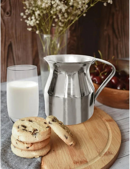 2X Aluminum Pitcher for Frothing and Steaming Milk (5.5 QT)