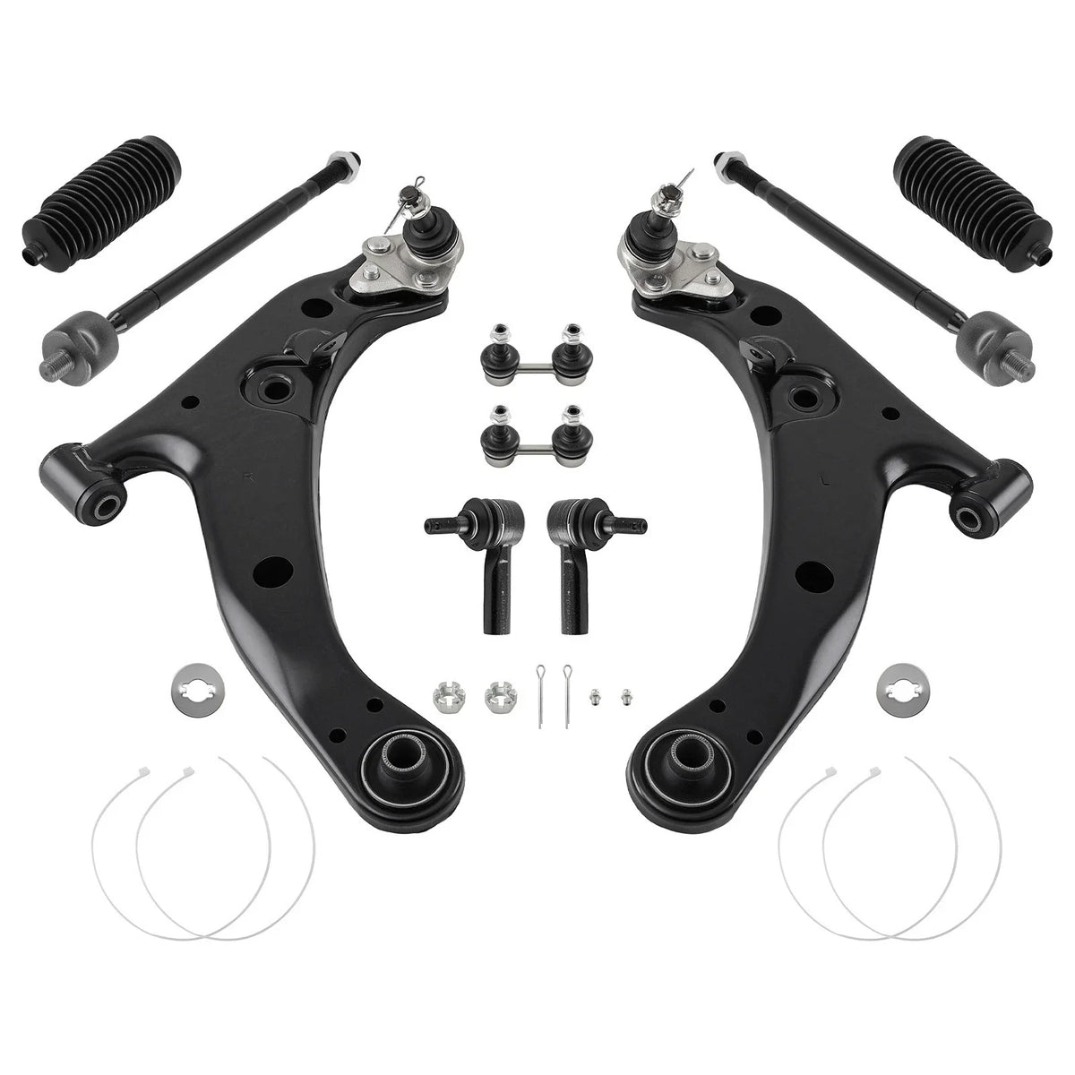 12x Front Lower Control Arms & Ball Joints for Toyota Corolla (1996–2002)