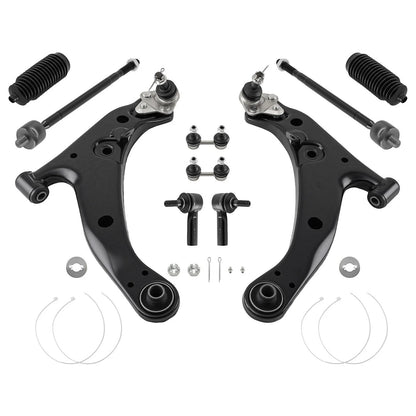 12x Front Lower Control Arms & Ball Joints for Toyota Corolla (1996–2002)