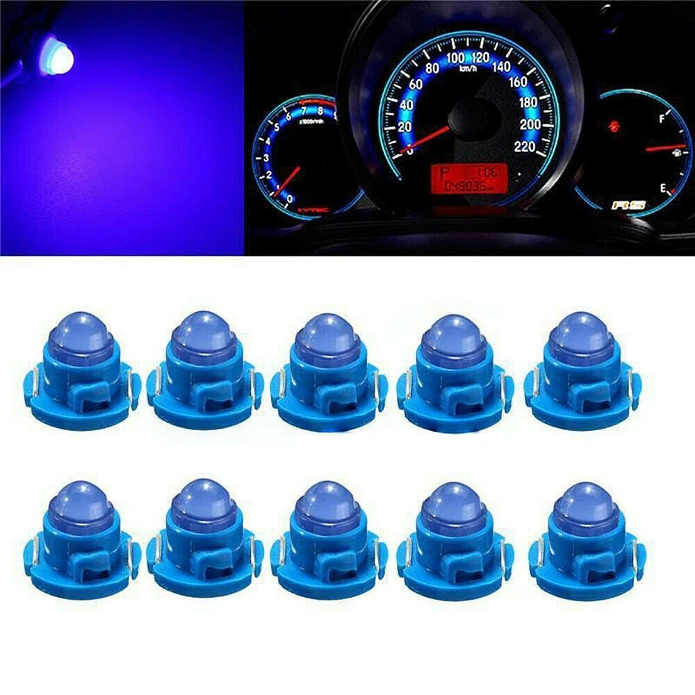 2X T4.7 Wedge LED Bulb for Car Instrument Cluster Panel Light