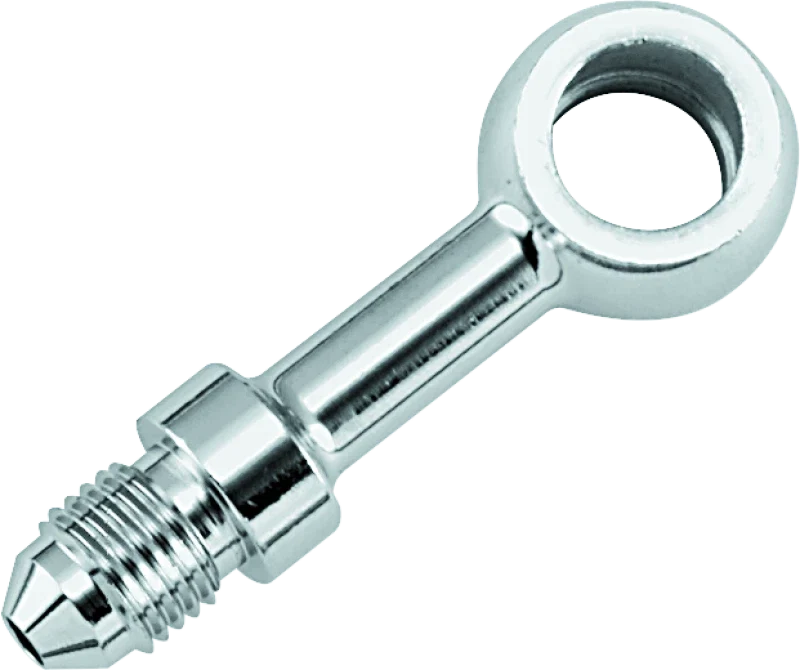 Twin Power Stainless Brake Fitting 3/8 Inch X AN3 Straight Banjo Adaptor