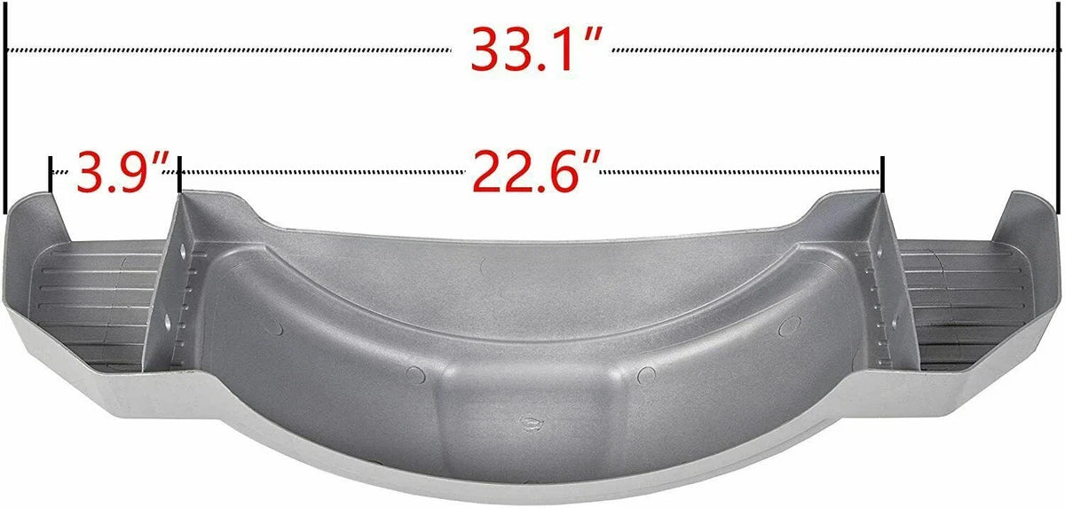 Set of 2 Single Axle Trailer Fenders w/ Steps for 12" Wheels