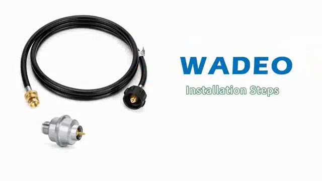 Propane Fuel Filter with 6FT Adapter Hose for 20-40lb Tanks