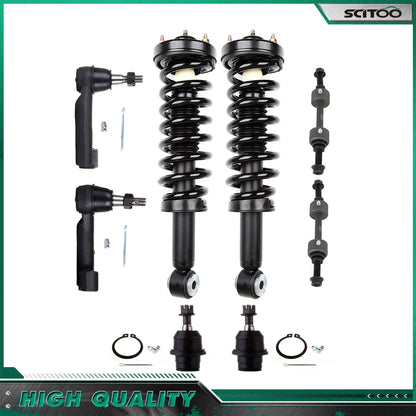 8pc Front Strut Sway Bar Tie Rods for Ford Expedition Lincoln Navigator (2007–2013)