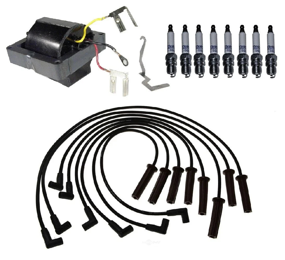 Ignition Wires & Spark Plugs Kit for Chevy P30 C20 C30 (1975–1999)