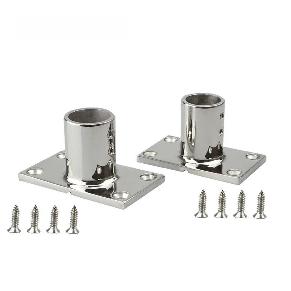 Stainless Steel Boat Rail Base for 22mm and 25mm Tubing (316 Grade)