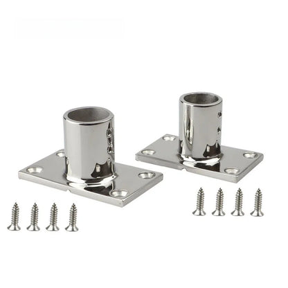 Stainless Steel Boat Rail Base for 22mm and 25mm Tubing (316 Grade)