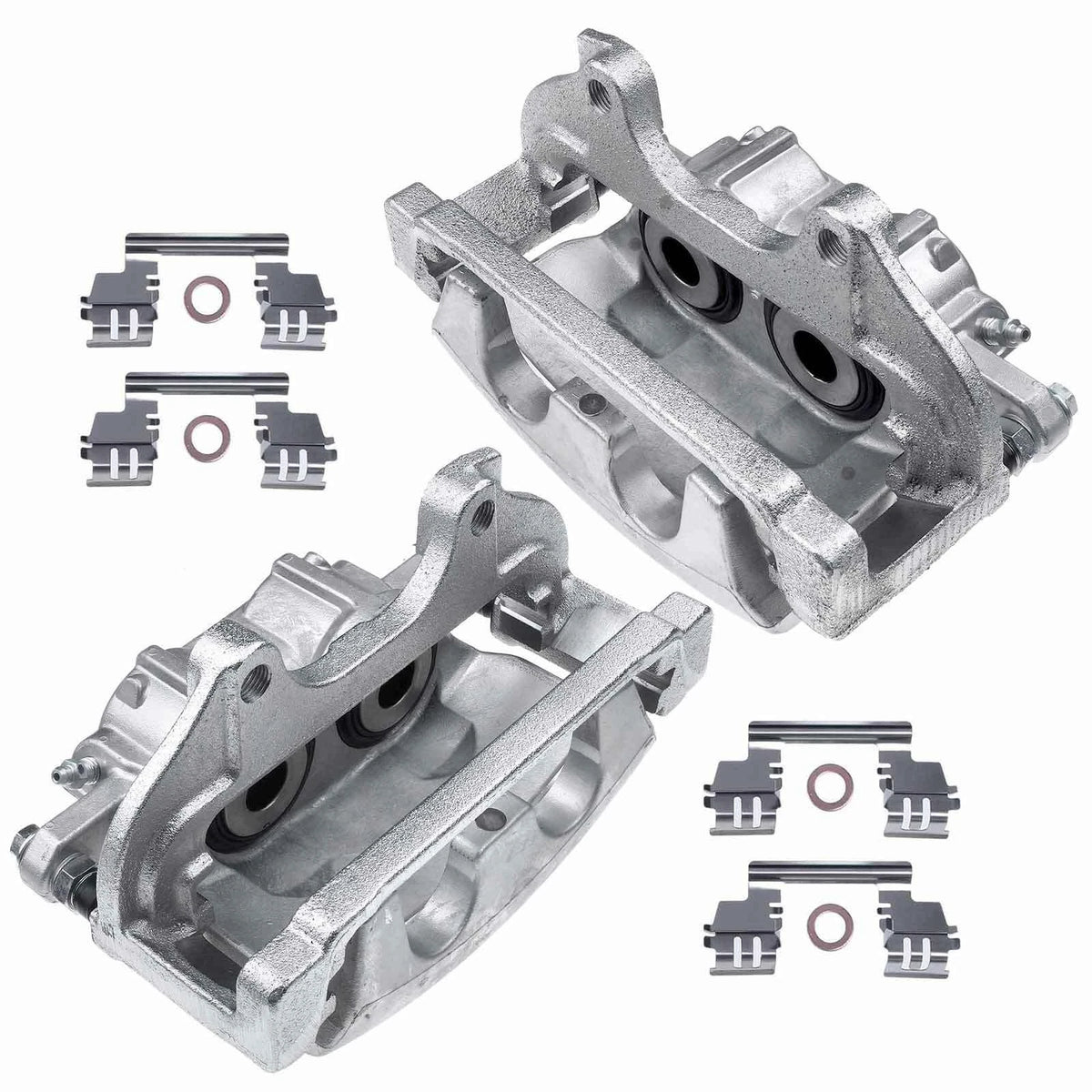 2X Front Disc Brake Calipers w/ Bracket for Dodge Charger (2012–2021) 18-B5016A, 18-B5017A