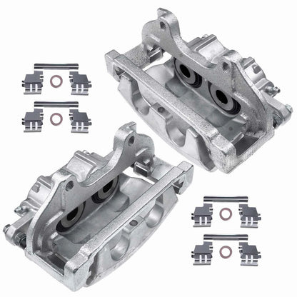 2X Front Disc Brake Calipers w/ Bracket for Dodge Charger (2012–2021) 18-B5016A, 18-B5017A