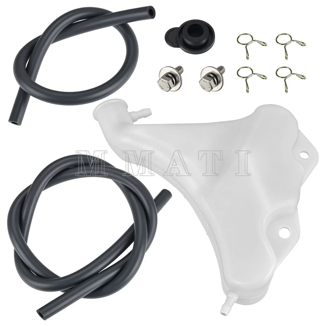 Overflow Coolant Recovery Tank w/ Cap Hose for Yamaha Raptor 700/700R (2006–2024)