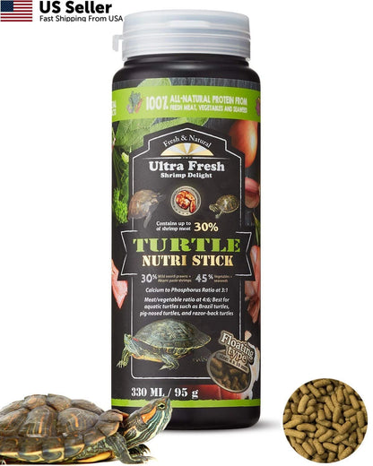 Turtle Nutri Stick for Wild Sword Prawn (3.35 Ounce)