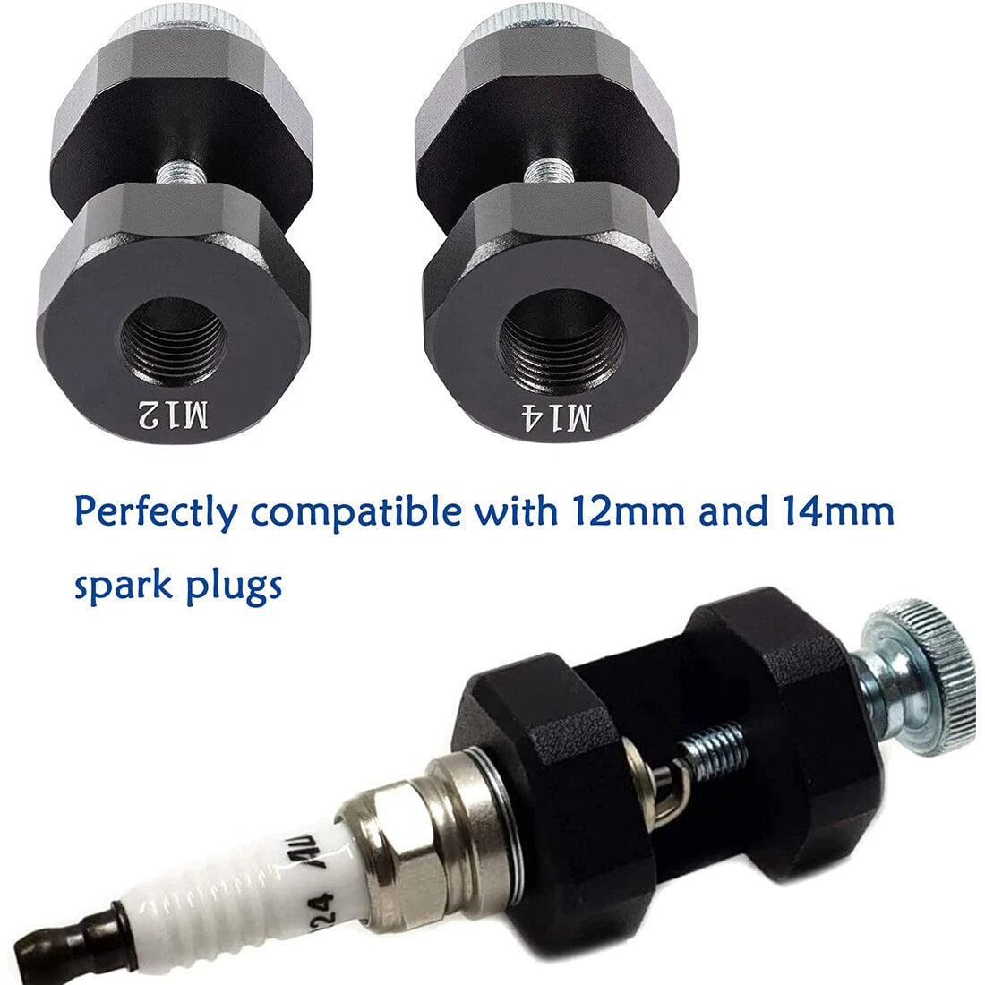 12mm & 14mm Engine Spark Plug Gap Tool for Universal Cars