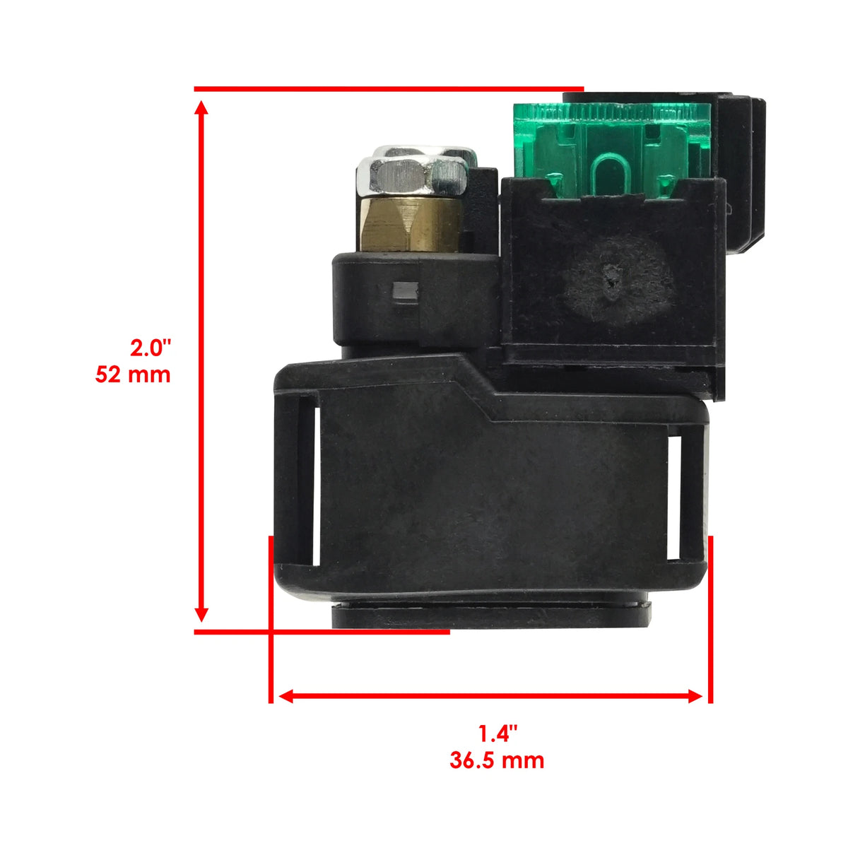 Starter and Relay Solenoid for Suzuki GSX-600F (1998–2006) AB321518744AD, 3110008F00, 3180021E20