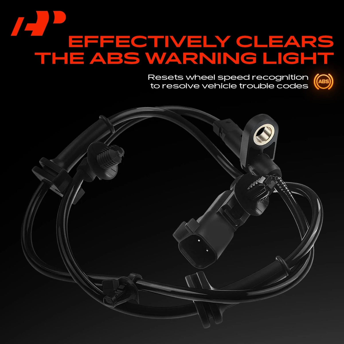 2X Front ABS Wheel Speed Sensors for Ford Fiesta (2011–2013) BE8Z-2C204-B, AE81-2C204-CD, ALS2297