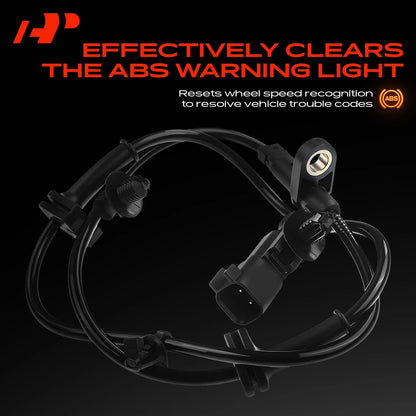 2X Front ABS Wheel Speed Sensors for Ford Fiesta (2011–2013) BE8Z-2C204-B, AE81-2C204-CD, ALS2297