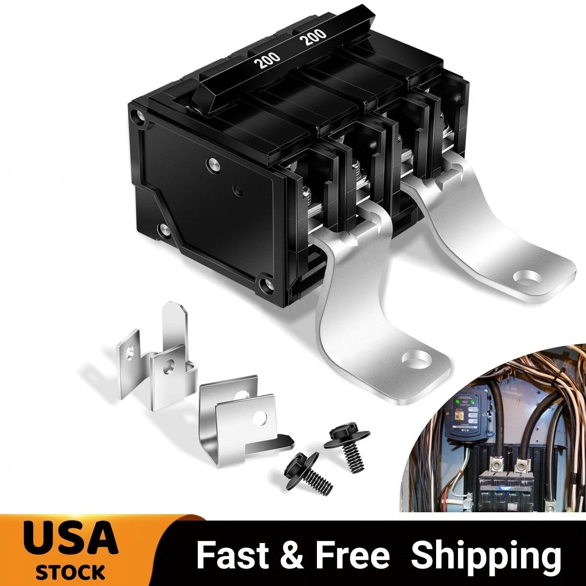 200 Amp Main Breaker Conversion Kit for Siemens EQ Load Centers (EQ9685)